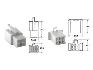 Jeu De Connectiques 6 Voies 110 ML BIHR Type Origine Ø0,5mm²/0,85mm² - 5 Jeux Complets 3 Jeu De Connectiques 6 Voies 110 ML BIHR Type Origine Ø0,5mm²/0,85mm² - 5 Jeux Complets