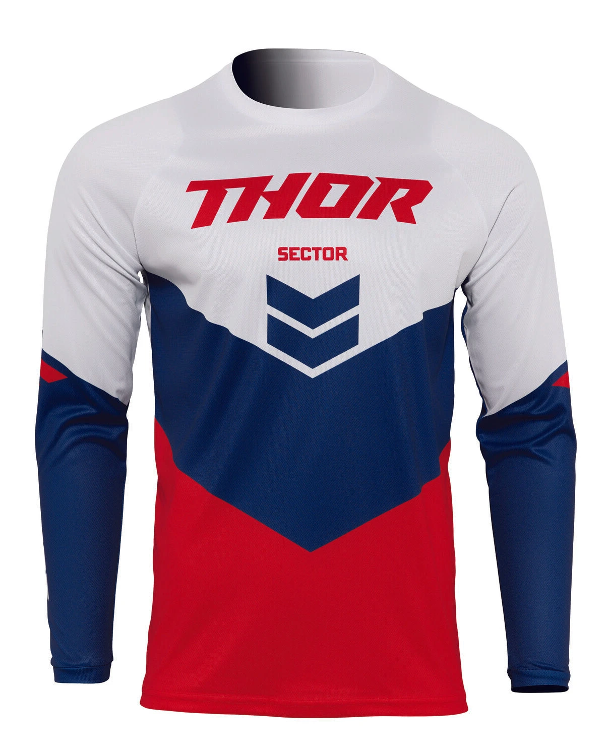 Maillot THOR Sector Chev Rouge/navy 2022 3 Maillot THOR Sector Chev Rouge/navy 2022