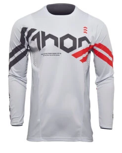 Maillot THOR Pulse Cube Gris/orange 2022