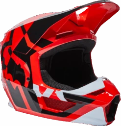 Casque FOX V1 Lux Rouge Fluo 2022