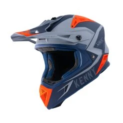 Casque Kenny Titanium Orange/navy Mat 2022