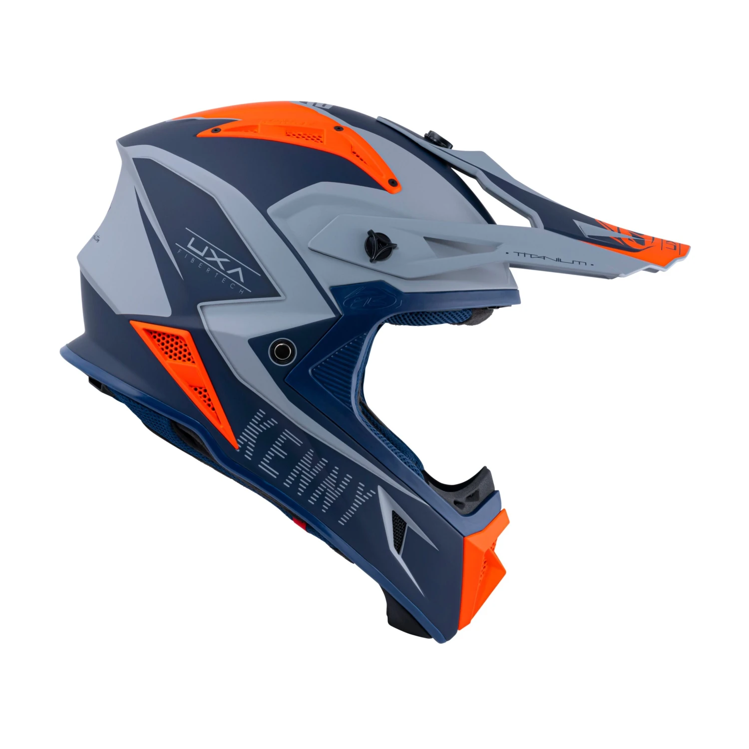 Casque Kenny Titanium Orange/navy Mat 2022 4 Casque Kenny Titanium Orange/navy Mat 2022 – Image 2