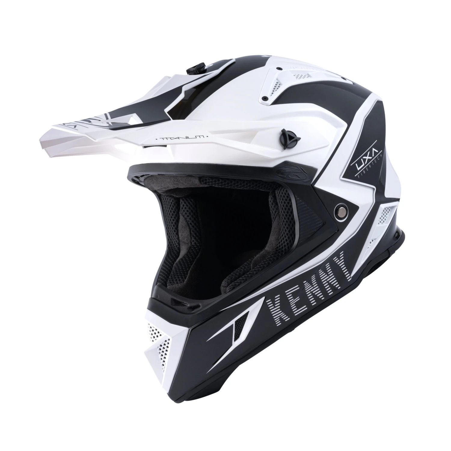 Casque Kenny Titanium Blanc/noir 2022 3 Casque Kenny Titanium Blanc/noir 2022