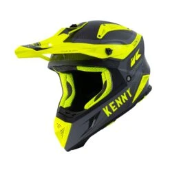 Casque Kenny Titanium Carbone Jaune Fluo 2022