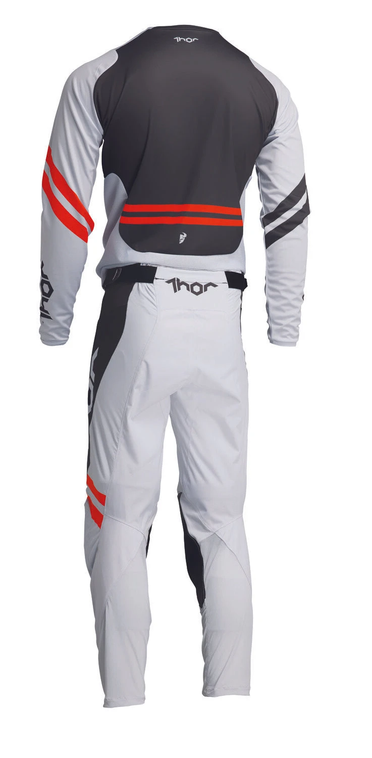 Maillot THOR Pulse Cube Gris/orange 2022 6 Maillot THOR Pulse Cube Gris/orange 2022 – Image 4