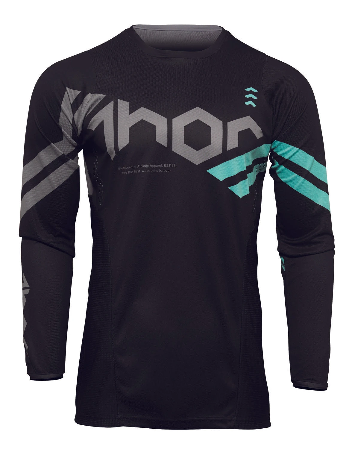 Maillot THOR Pulse Cube Noir/menthe 2022 3 Maillot THOR Pulse Cube Noir/menthe 2022