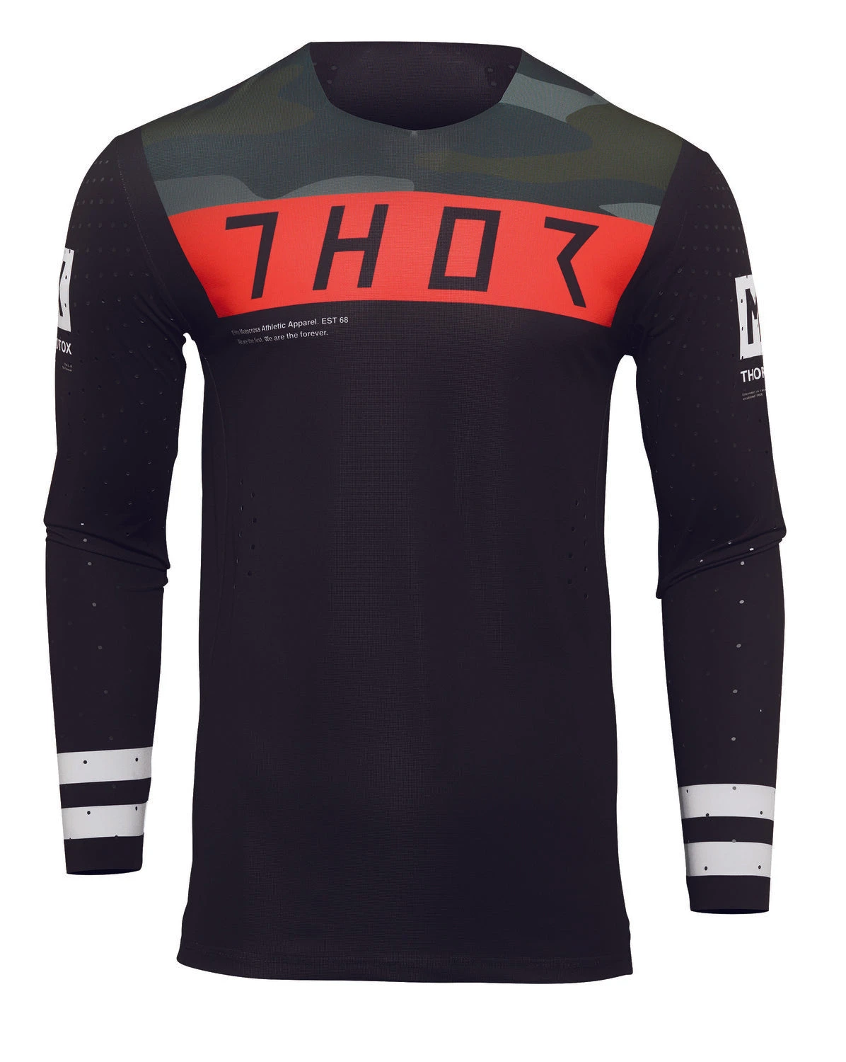 Maillot Thor Prime Status Noir/camo 2022 3 Maillot Thor Prime Status Noir/camo 2022