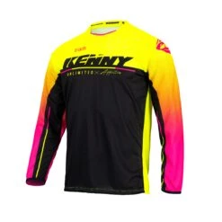 Maillot Kenny Track Focus Jaune Fluo