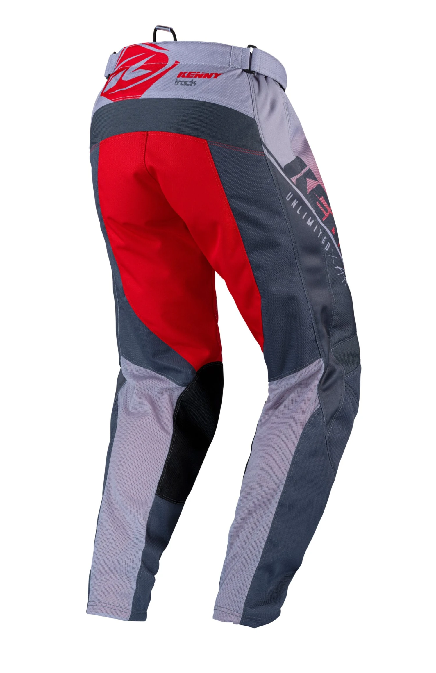 Pantalon Kenny Track Focus Gris/rouge 4 Pantalon Kenny Track Focus Gris/rouge – Image 2