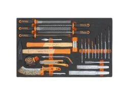 Plateau Thermoformé Souple BETA Série M M230 25 Marteaux, Burins, Chasse-goupilles Et Limes