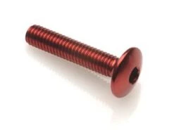 Vis Tête Bombée LIGHTECH M4 X 35 Ergal Rouge