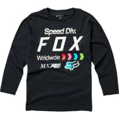 T-Shirt FOX Murc LS Noir Enfant