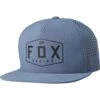 Casquette FOX Snapback Crest Bleu -Outils De Moto 26036305 1