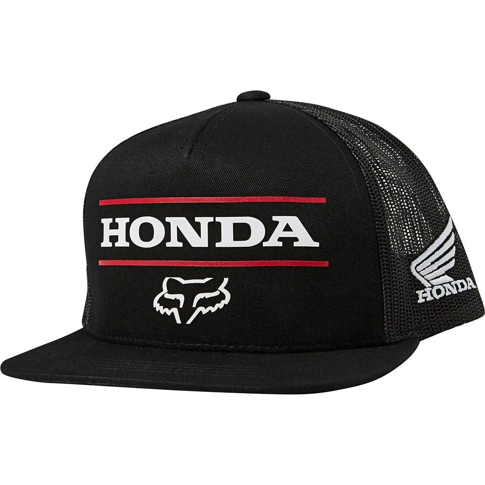 Casquette FOX Honda Noire 3 Casquette FOX Honda Noire
