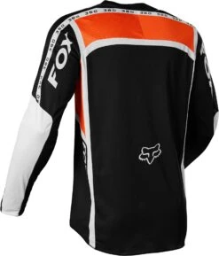 Maillot FOX 360 Dvide Noir/blanc/orange 2022 -Outils De Moto 28818 135 3