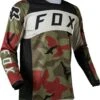 Maillot FOX 180 Bnkr Camo Vert 2022