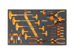 Plateau Thermoformé Souple BETA Série M M62 21 Pinces Et Clés En T