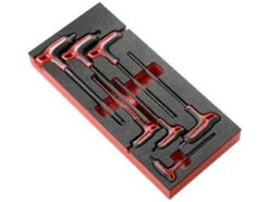 Module FACOM 7 Clés Mâles 6 Pans Poignées En T