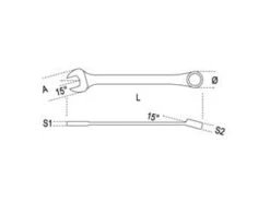 Clé Mixte BETA 17mm -Outils De Moto 59e79c9b2a374e6c9981b48d9c25df74