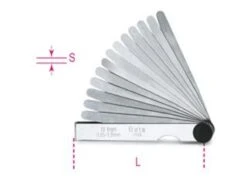 Jauges D'épaisseur Métrique BETA 0,05 - 1mm 20 Lames