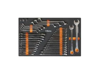 Plateau Thermoformé Souple BETA Série M M25 40 Clés Mixtes Et Adapteurs Pour Douilles 3 Plateau Thermoformé Souple BETA Série M M25 40 Clés Mixtes Et Adapteurs Pour Douilles