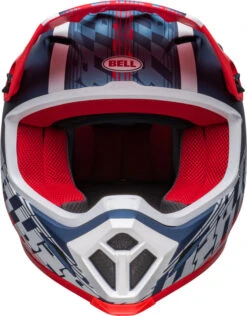 Casque BELL MX-9 Mips Offset Mat Metallic Bleu/blanc -Outils De Moto 8005122009 3 800Wx800H