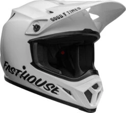 Casque BELL MX-9 Mips Fasthouse Gloss Blanc/noir