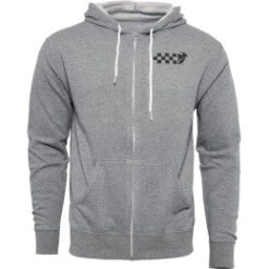 Sweat Zip THOR Fleece Checkers Gris