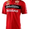 Polo Gasgas Team TLD Rouge 2022 -Outils De Moto PHO GG PW PERS VS 3GG22005100X TLD TEAM PIT SHIRT FRONT SALL AWSG V1