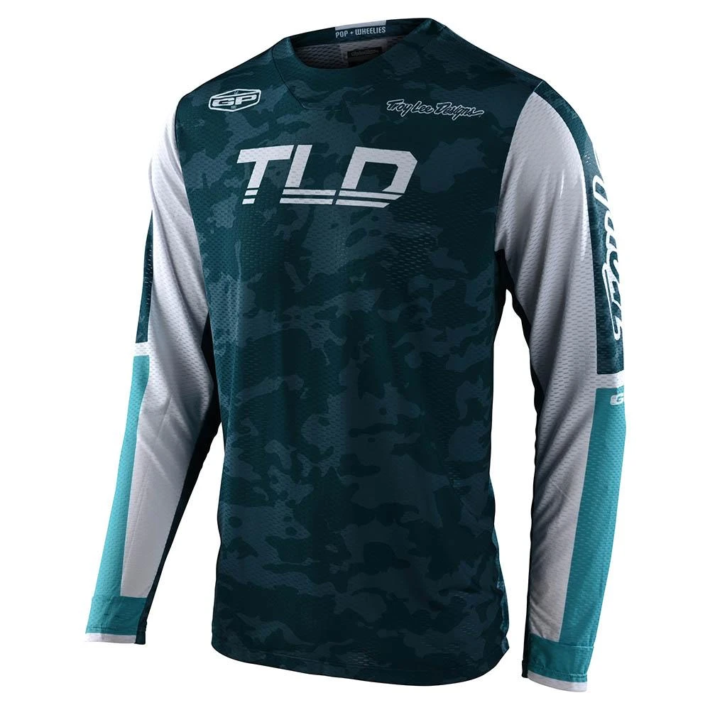 Maillot Troy Lee Designs GP Air Veloce Camo Marine 3 Maillot Troy Lee Designs GP Air Veloce Camo Marine