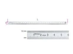 Réglet Flexible BETA 150mm Acier Inoxydable