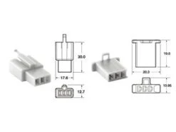 Jeu De Connectiques 3 Voies 110 ML BIHR Type Origine Ø0,5mm²/0,85mm² - 5 Jeux Complets