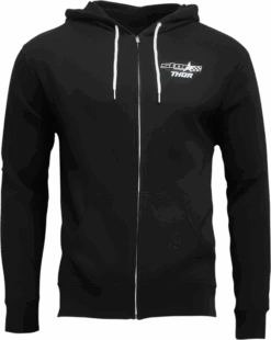 Sweat à Capuche Zippé THOR Fleece - Star Racing Noir