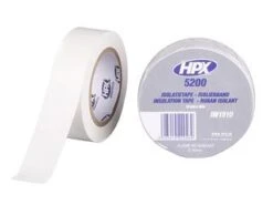 Ruban Adhésif Isolant HPX Blanc 19mm X 10m