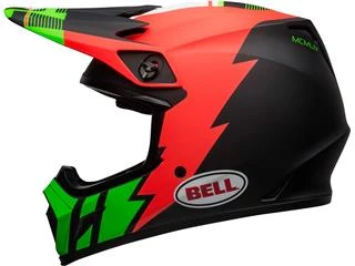 Casque BELL MX-9 Mips Strike Matte Infrared/Green/Black 7 Casque BELL MX-9 Mips Strike Matte Infrared/Green/Black – Image 6