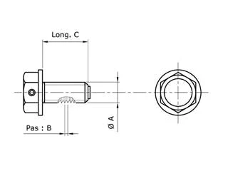 Bouchon De Vidange TECNIUM Aimanté M14x1,5x13,5 Alu Noir 4 Bouchon De Vidange TECNIUM Aimanté M14x1,5x13,5 Alu Noir – Image 2