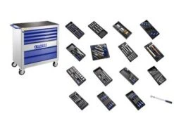 Servante XL équipée EXPERT 250 Outils - 7 Tiroirs