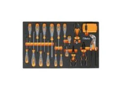 Plateau Thermoformé Souple BETA Série M M165 49 Porte-embouts, Tournevis Et Pinces