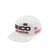 Casquette 100% Podium Geico/Honda Blanc
